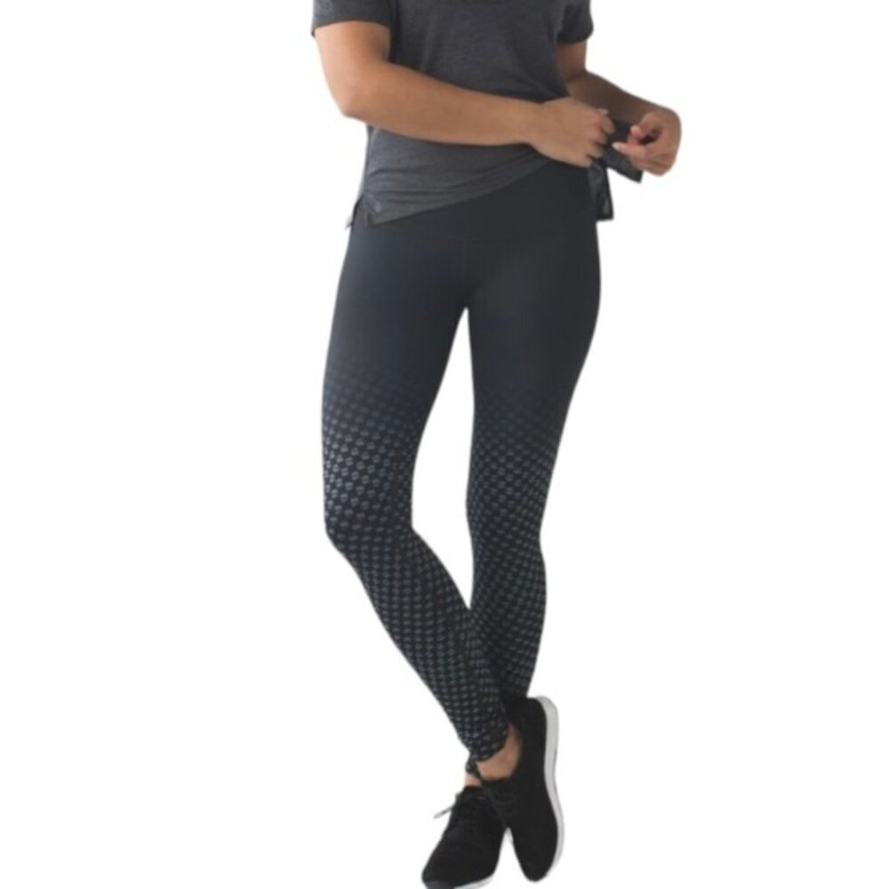 Lululemon Wunder Under Pant III *Full-On LuonDeep Dive Dip Slate Black size 4